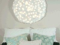Crafty Nest Coffee Filter Snowball Light